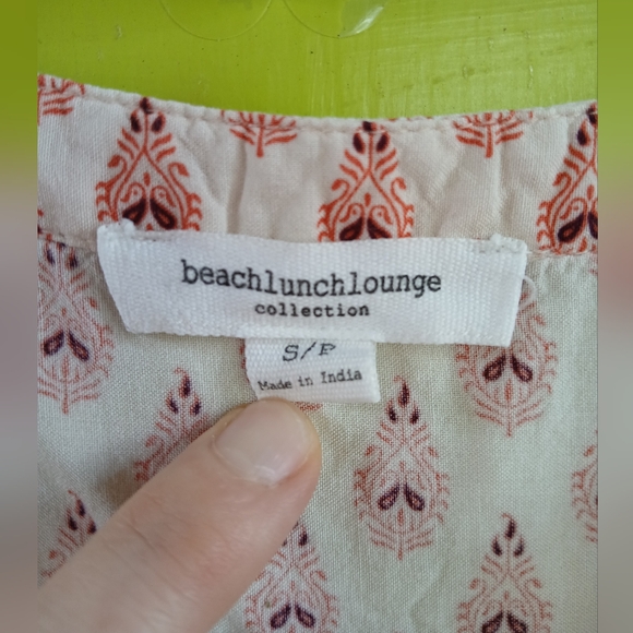 Beach Lunch Lounge Paisley Sleeveless Maxi Dress Lightweight Viscose Size Small - Picture 5 of 8